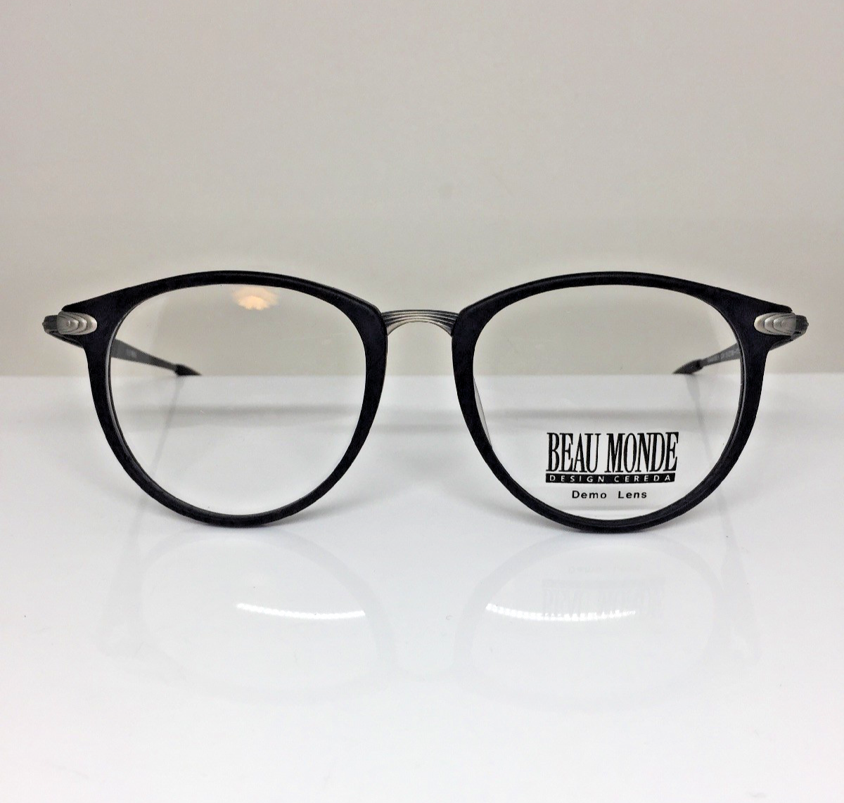Vintage Beau Monde Collection Ramsey Gunmetal Eyeglasses - Super Vision Optical