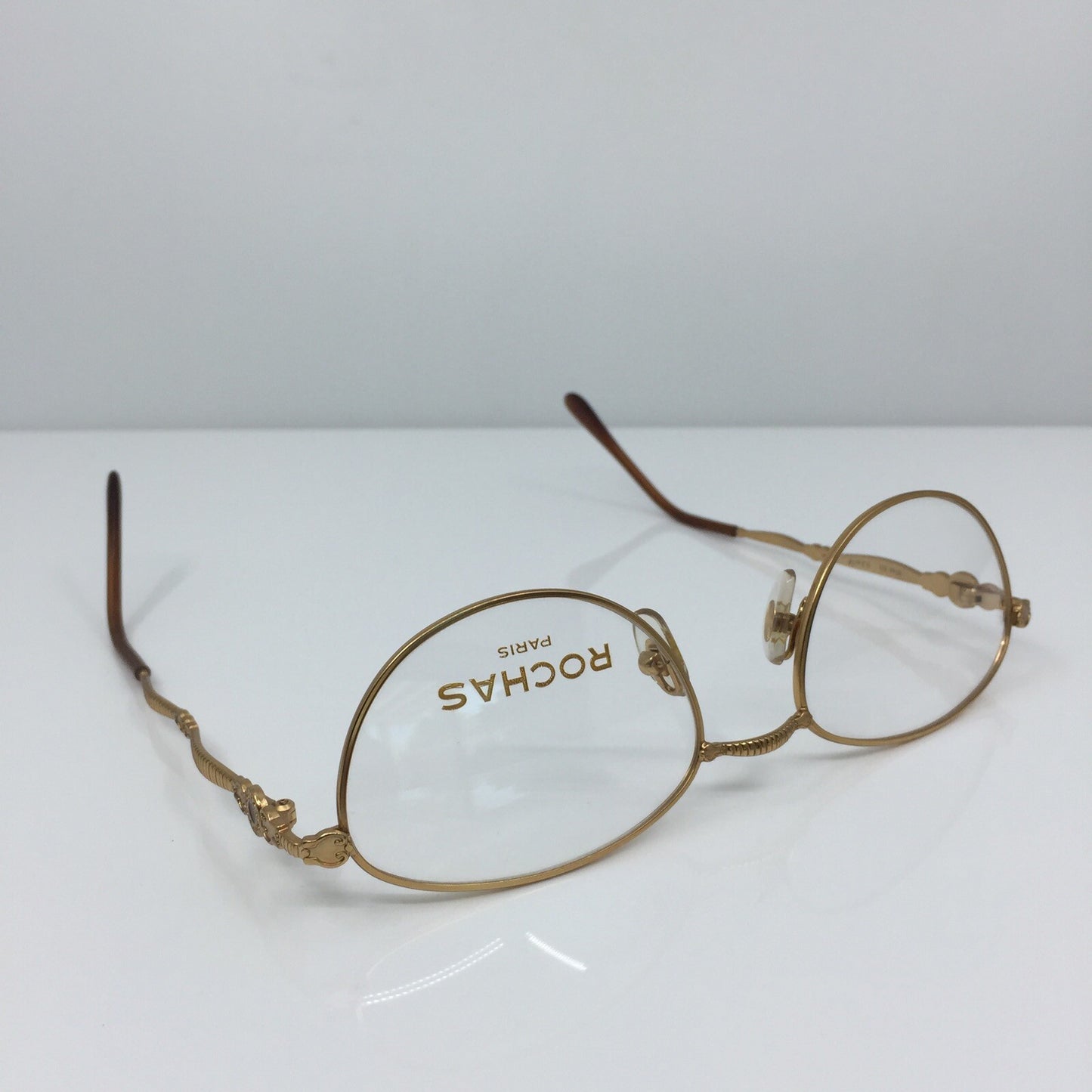 Vintage Rochas Paris ROCHAS PARIS 9146 Gold Eyeglasses - Super Vision Optical