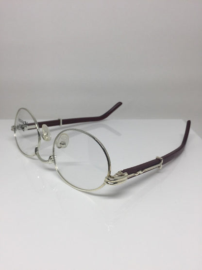 Vintage Porta Romana PORTA Romana 41 Silver Eyeglasses - Super Vision Optical