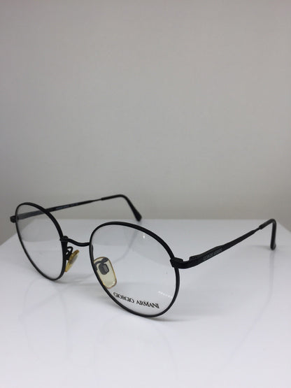 Vintage Giorgio Armani GA 201 Black Sunglasses - Super Vision Optical