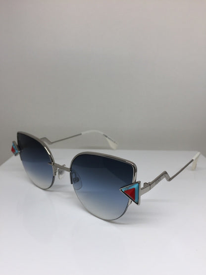 Vintage Fendi FF 0242/S Silver Sunglasses - Super Vision Optical