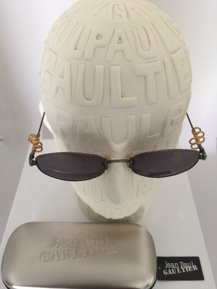 Vintage Jean Paul Gaultier JPG 56-5101 Gold Sunglasses - Super Vision Optical