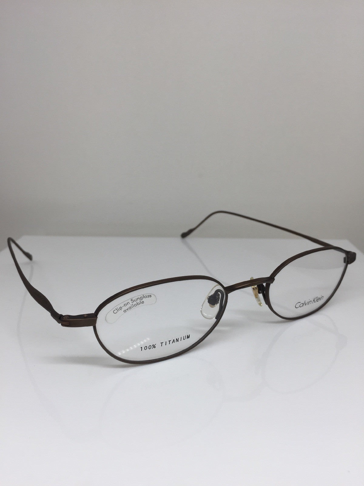 Vintage Calvin Klein CK 510 Brown Eyeglasses - Super Vision Optical