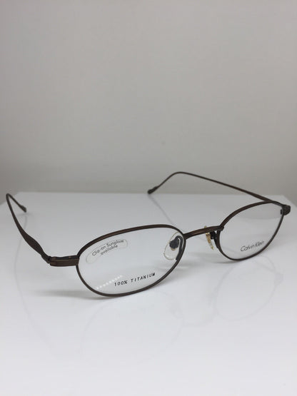 Vintage Calvin Klein CK 510 Brown Eyeglasses - Super Vision Optical