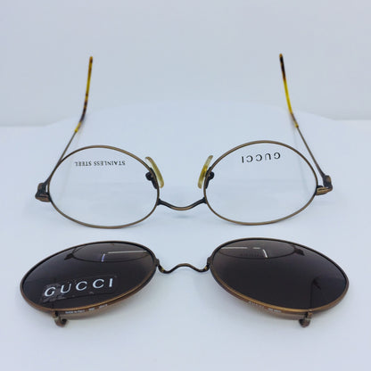 Vintage Gucci GG 2624 Brown Eyeglasses - Super Vision Optical