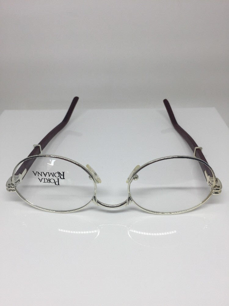Vintage Porta Romana PORTA Romana 41 Silver Eyeglasses - Super Vision Optical