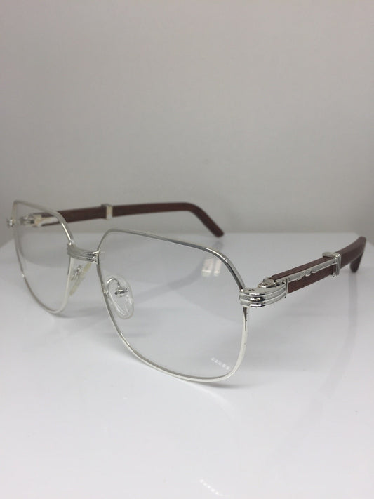 Vintage Kashab by Seagull Kashab 04 Silver Eyeglasses - Super Vision Optical