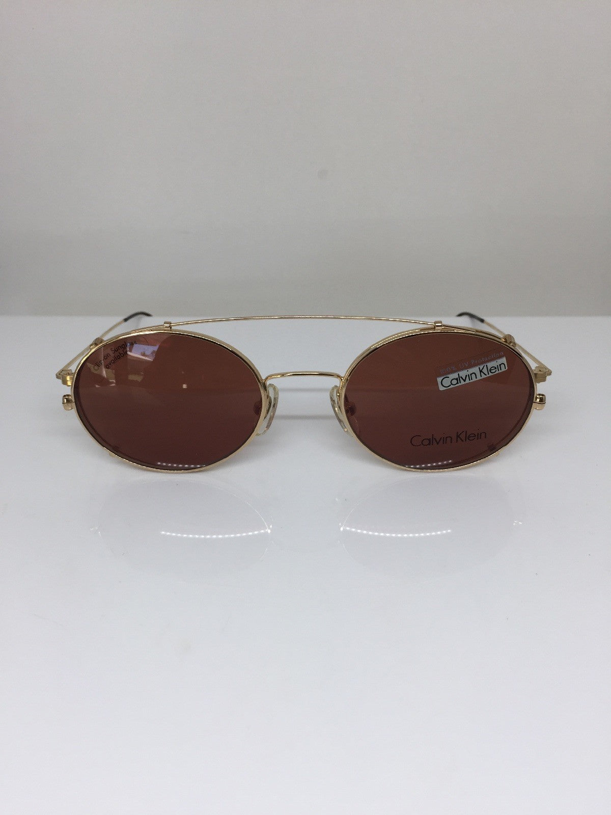 Vintage Calvin Klein CK 115 Gold Sunglasses - Super Vision Optical