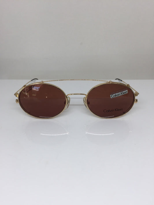 Vintage Calvin Klein CK 115 Gold Sunglasses - Super Vision Optical