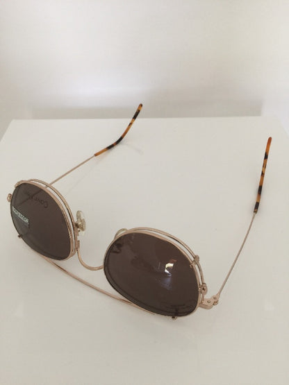 Vintage Calvin Klein CK 226 Gold Sunglasses - Super Vision Optical