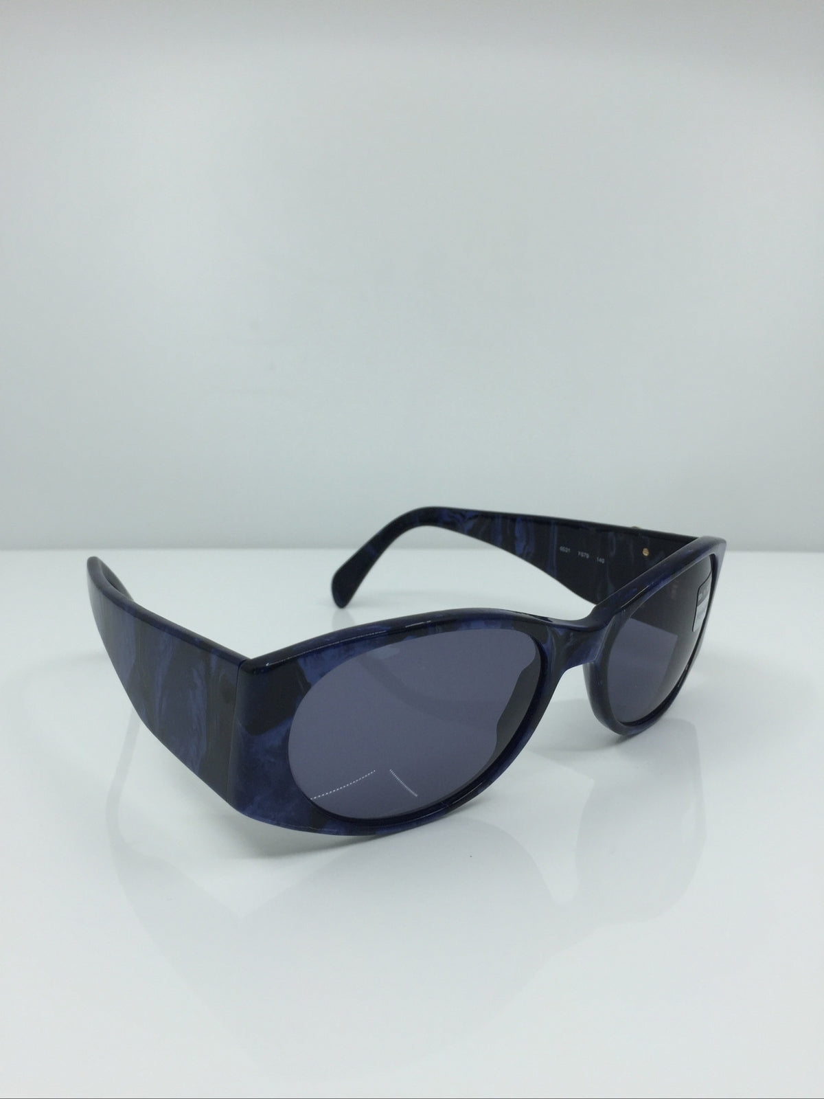 Vintage Saint Laurent YSL 6531 Blue Sunglasses - Super Vision Optical