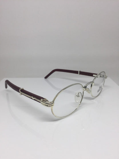Vintage Porta Romana PORTA Romana 41 Silver Eyeglasses - Super Vision Optical