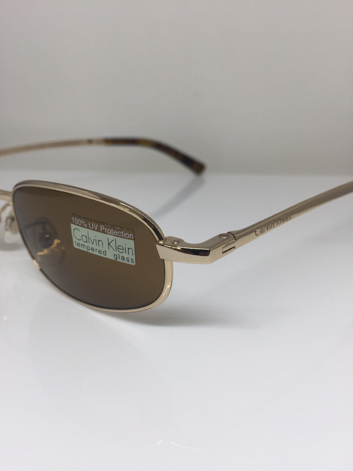 Vintage Calvin Klein CK 157-S Gold Sunglasses - Super Vision Optical