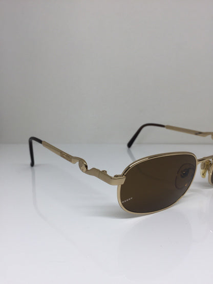 Vintage Moschino By Persol M. 3023-S Gold Sunglasses - Super Vision Optical