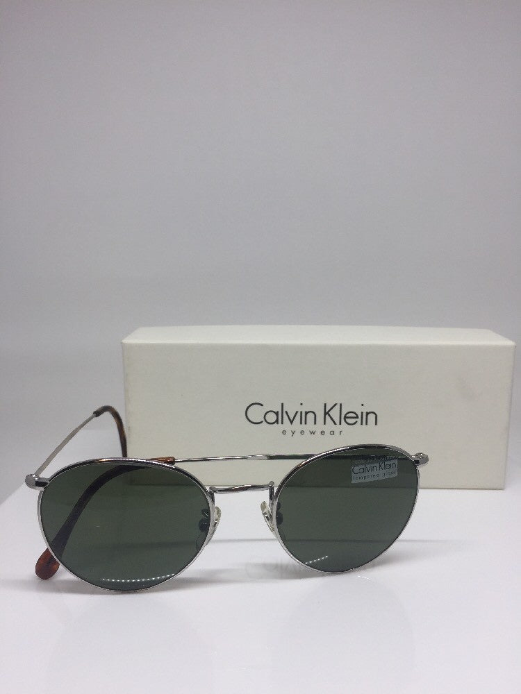 Vintage Calvin Klein CK 120-S Silver Sunglasses - Super Vision Optical