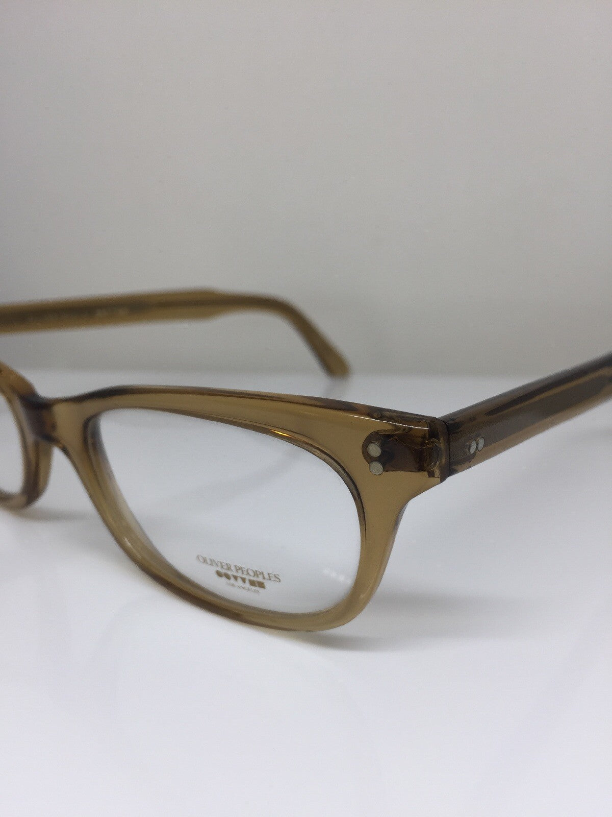 Vintage Oliver Peoples OP 566 Brown Eyeglasses - Super Vision Optical