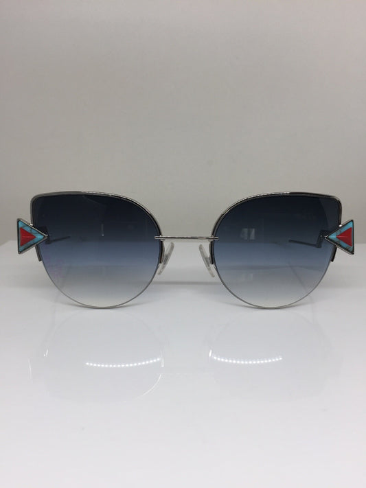 Vintage Fendi FF 0242/S Silver Sunglasses - Super Vision Optical