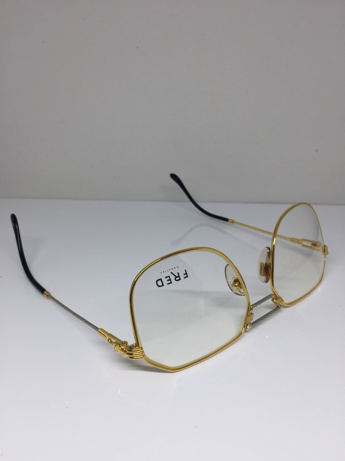 Vintage Fred Lunettes Cap Horn Gold Eyeglasses - Super Vision Optical