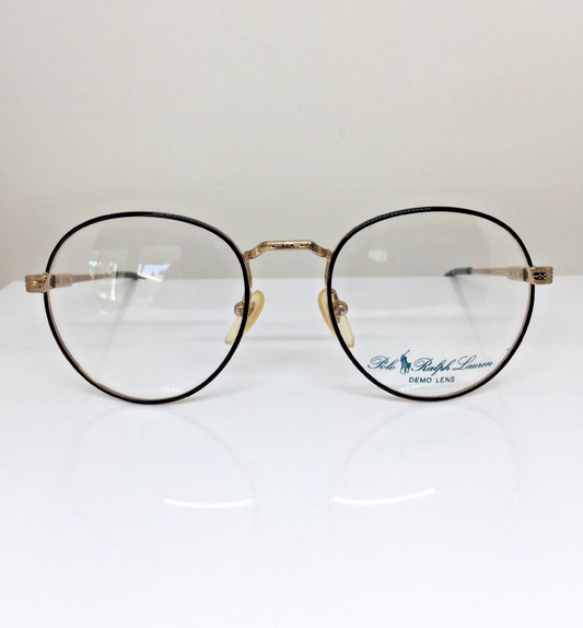 Vintage Ralph Lauren Polo Classic Vl Flex Black Eyeglasses - Super Vision Optical