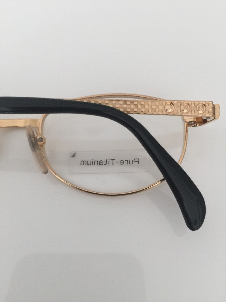 Vintage Jean Paul Gaultier JPG 55-8174 Gold Eyeglasses - Super Vision Optical