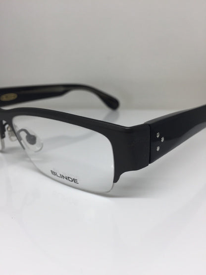 Vintage Blinde By Richard Walker Goin, Goin, Gone Gunmetal Eyeglasses - Super Vision Optical