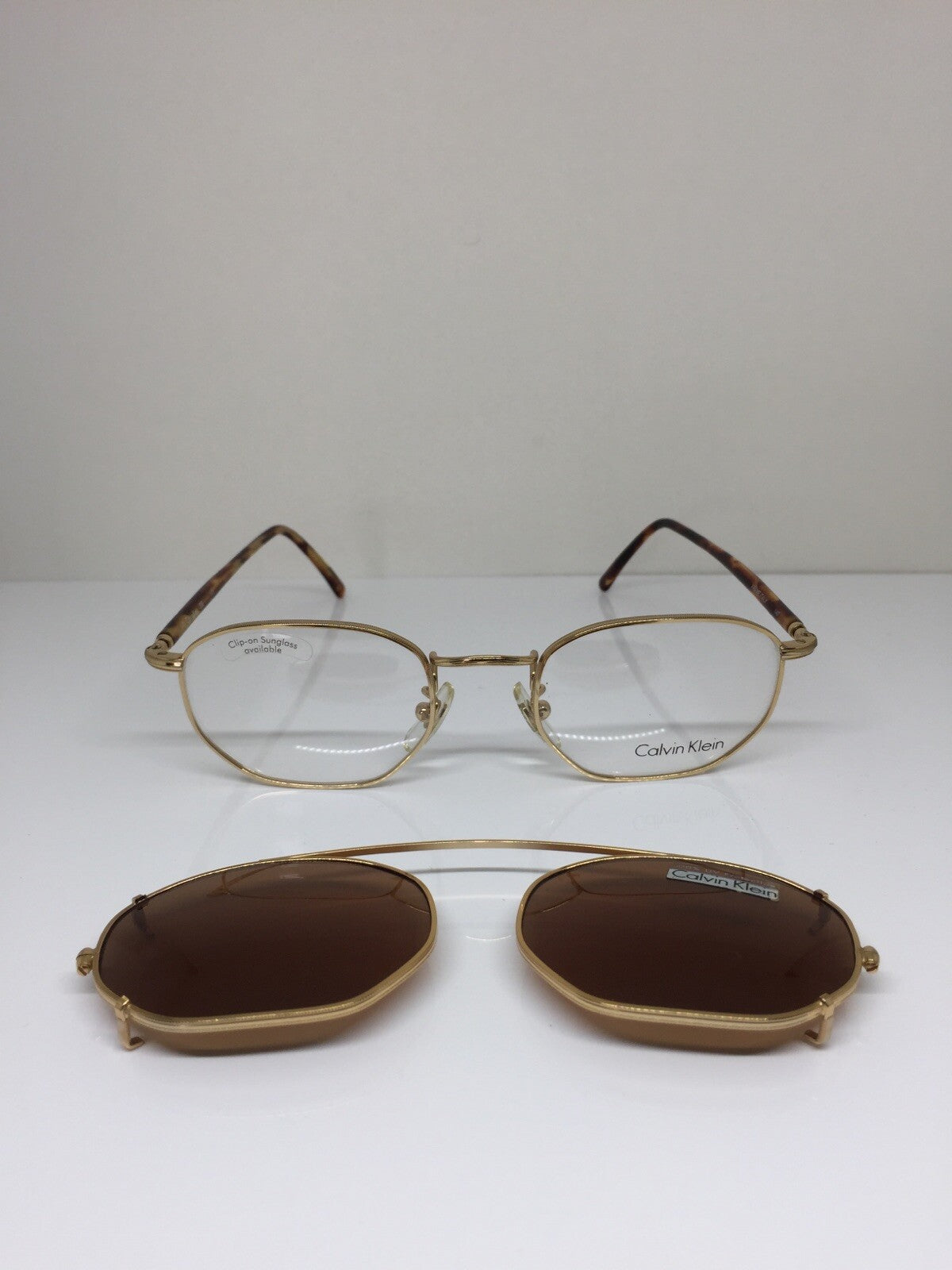 Vintage Calvin Klein CK 232 Gold Sunglasses - Super Vision Optical