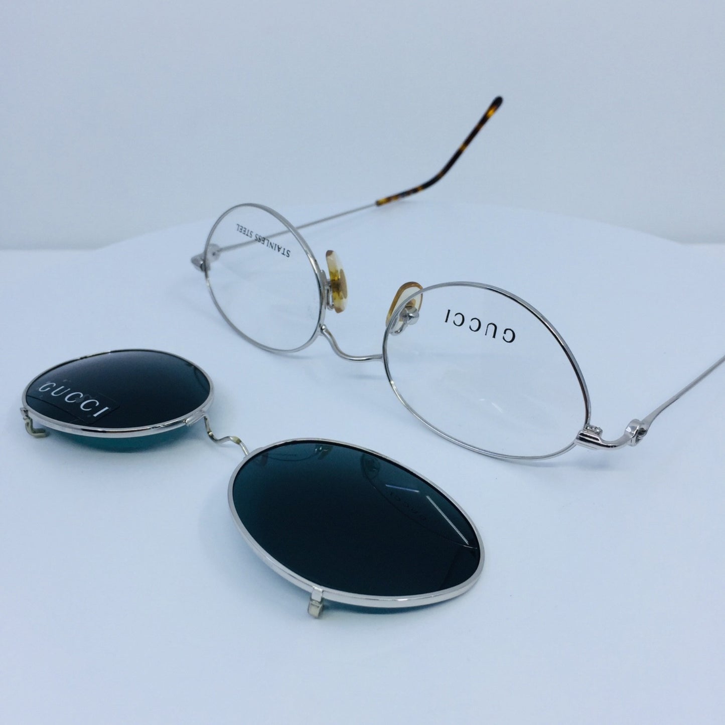 Vintage Gucci GG 2624 Silver Eyeglasses - Super Vision Optical