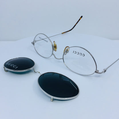 Vintage Gucci GG 2624 Silver Eyeglasses - Super Vision Optical