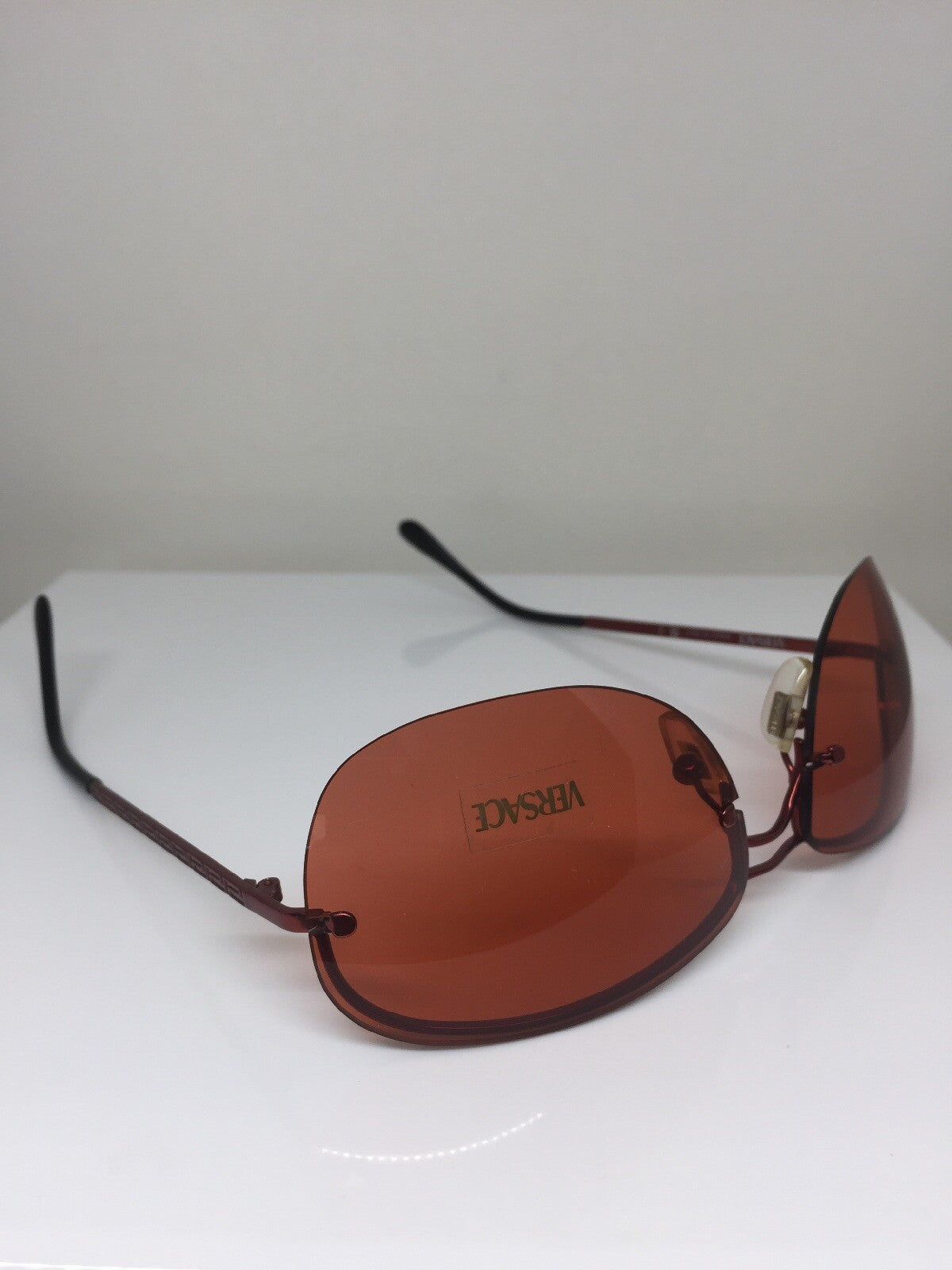 Vintage Versace X89 Red Sunglasses - Super Vision Optical