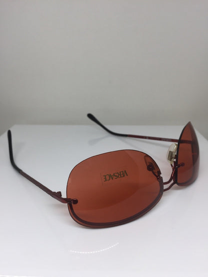 Vintage Versace X89 Red Sunglasses - Super Vision Optical