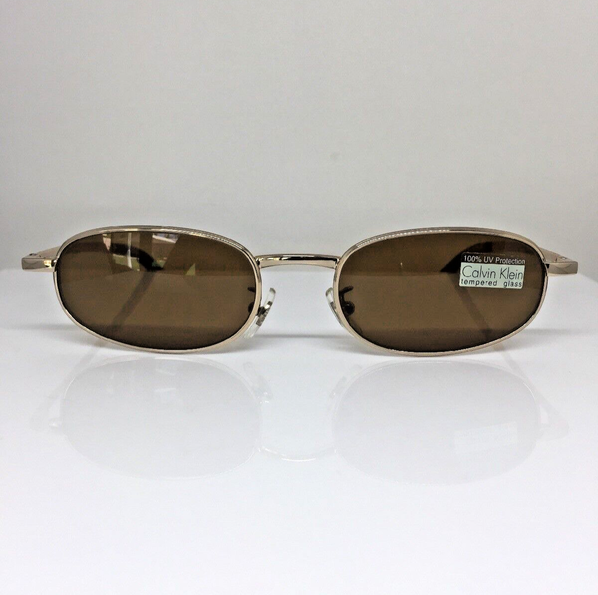 Vintage Calvin Klein CK 157-S Gold Sunglasses - Super Vision Optical