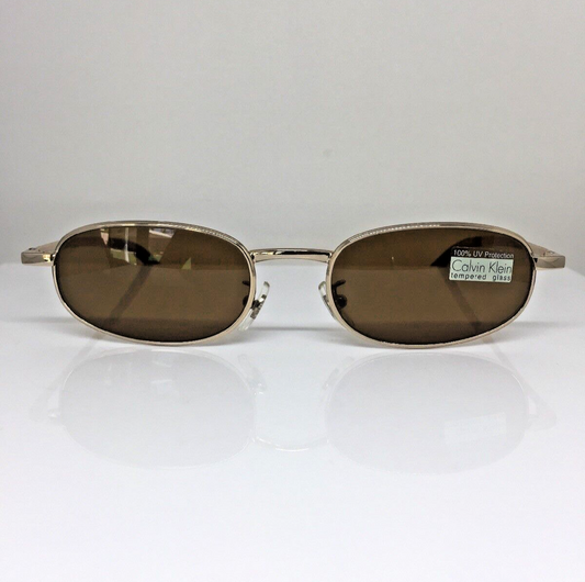 Vintage Calvin Klein CK 157-S Gold Sunglasses - Super Vision Optical