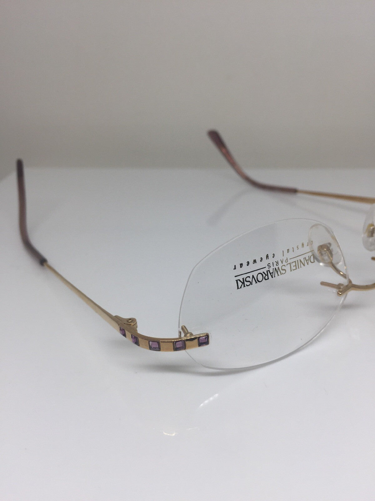 Vintage Daniel Swarovski S 036 Gold Eyeglasses - Super Vision Optical