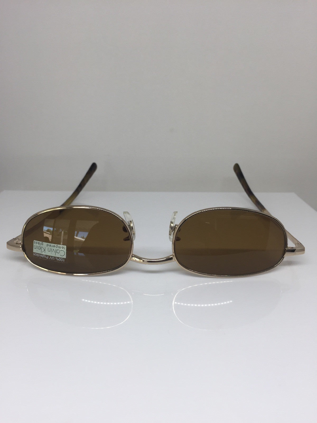 Vintage Calvin Klein CK 157-S Gold Sunglasses - Super Vision Optical