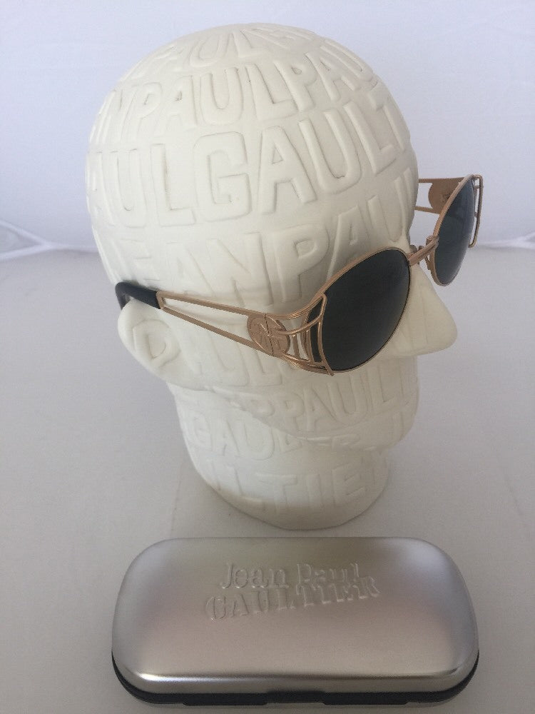 Vintage Jean Paul Gaultier JPG 58-6102 Gold Sunglasses - Super Vision Optical