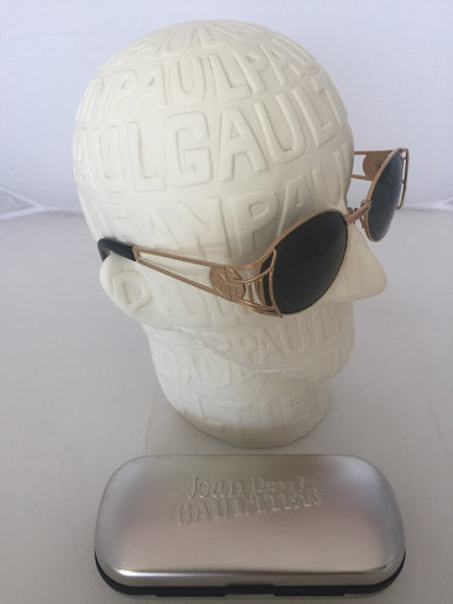 Vintage Jean Paul Gaultier JPG 58-6102 Gold Sunglasses - Super Vision Optical