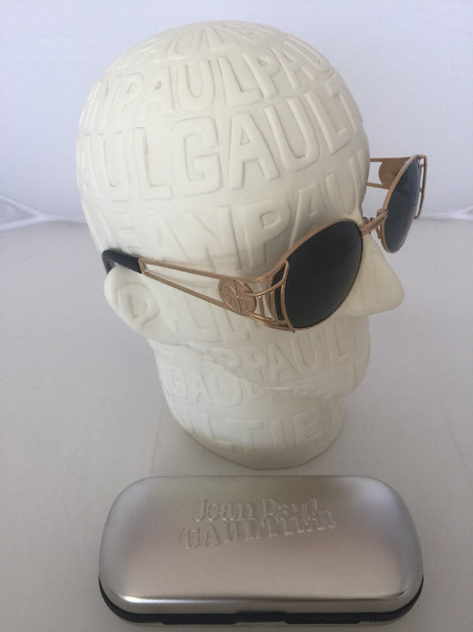 Vintage Jean Paul Gaultier JPG 58-6102 Gold Sunglasses - Super Vision Optical
