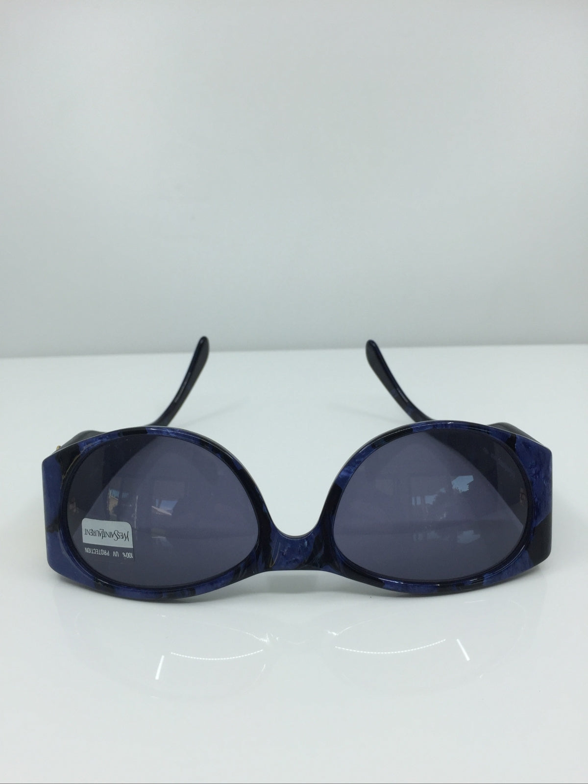 Vintage Saint Laurent YSL 6531 Blue Sunglasses - Super Vision Optical