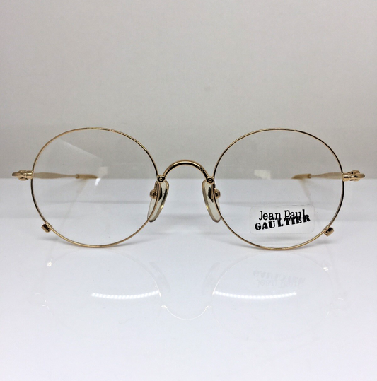 Vintage Jean Paul Gaultier JPG 55-1176 Gold Sunglasses - Super Vision Optical