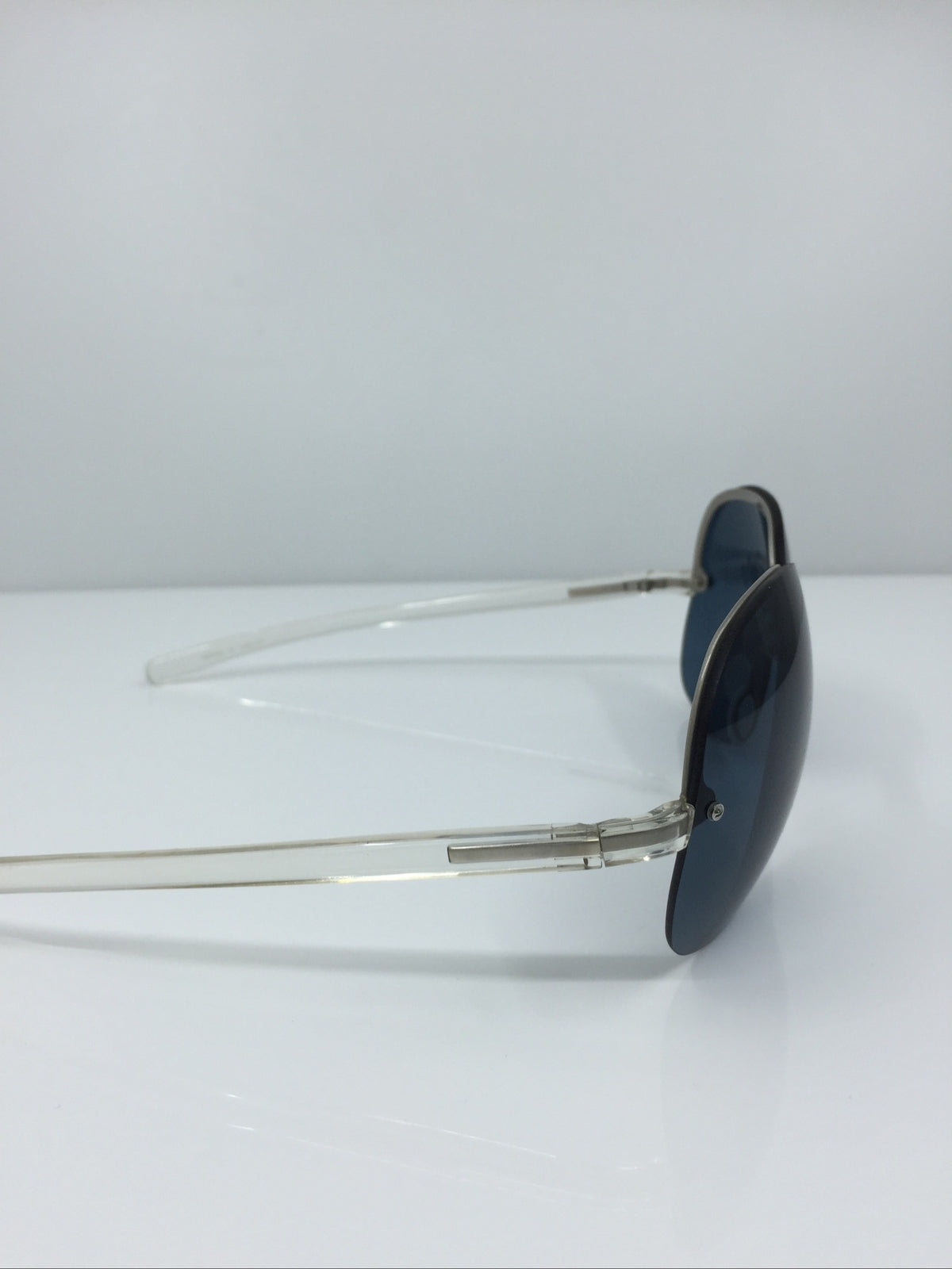 Vintage Prada SPR 12B Silver Sunglasses - Super Vision Optical
