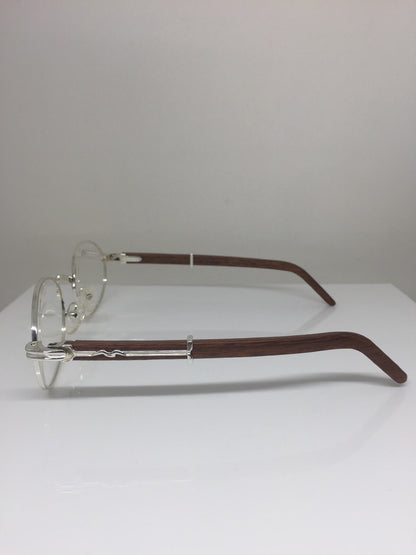 Vintage Kashab by Seagull Kashab by Seagull 46 Silver Eyeglasses - Super Vision Optical