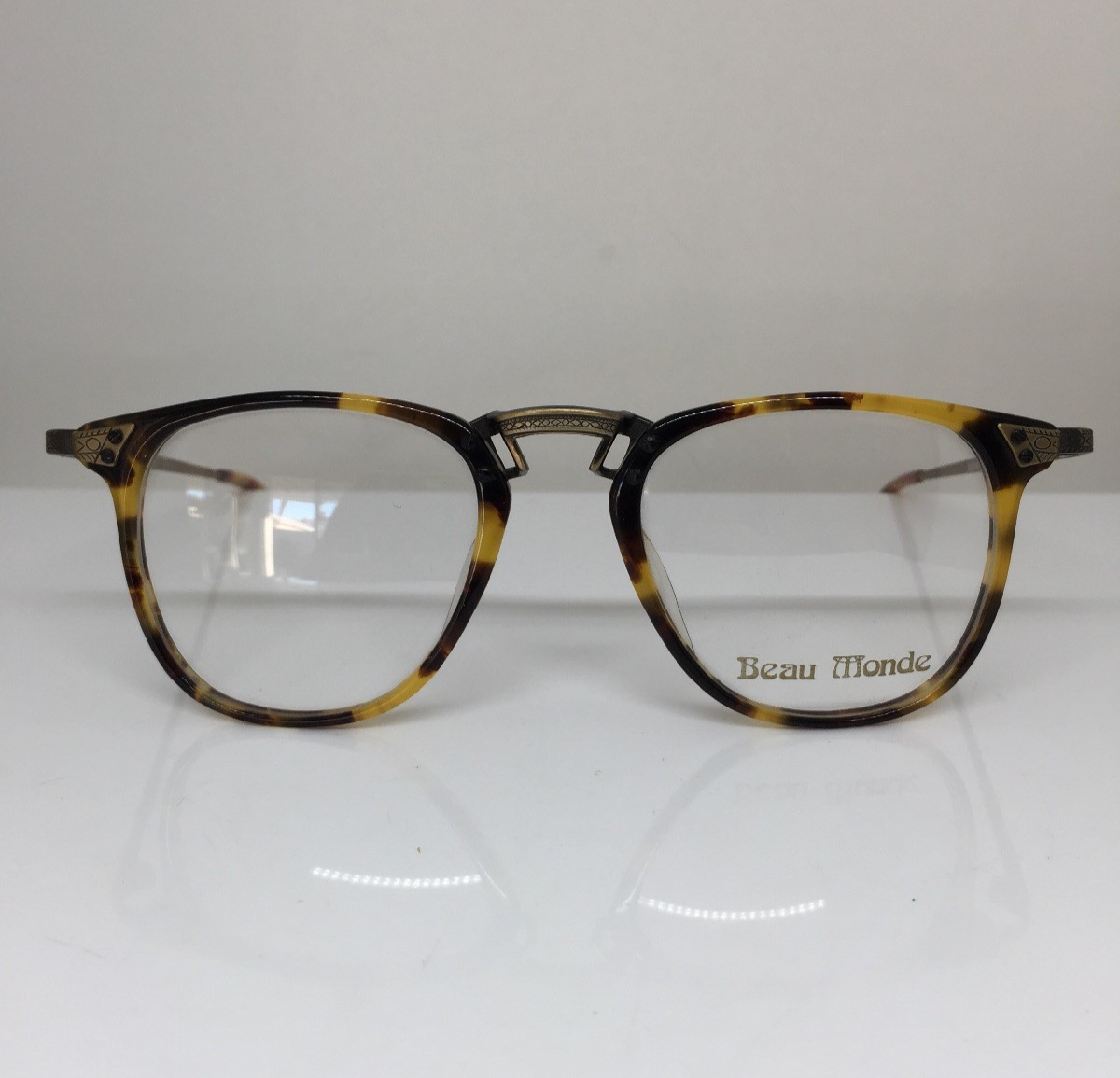 Vintage Beau Monde Collection Berry Tortoise Eyeglasses - Super Vision Optical