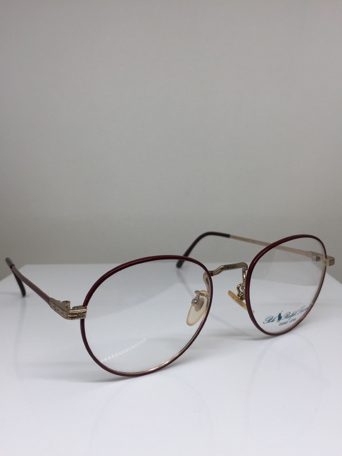 Vintage Ralph Lauren Polo Classic Vl/N By Ralph Lauren Gold Eyeglasses - Super Vision Optical