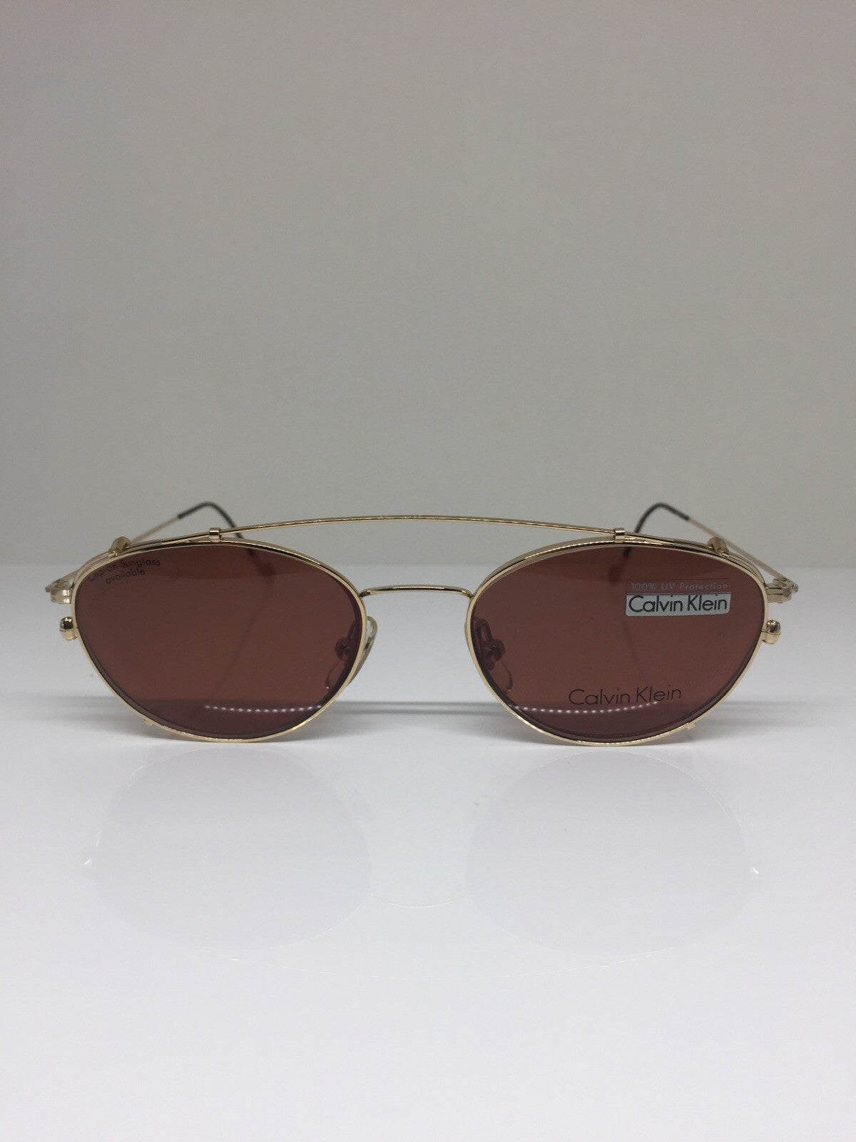 Vintage Calvin Klein CK 323 Gold Sunglasses - Super Vision Optical