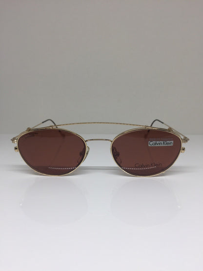 Vintage Calvin Klein CK 323 Gold Sunglasses - Super Vision Optical
