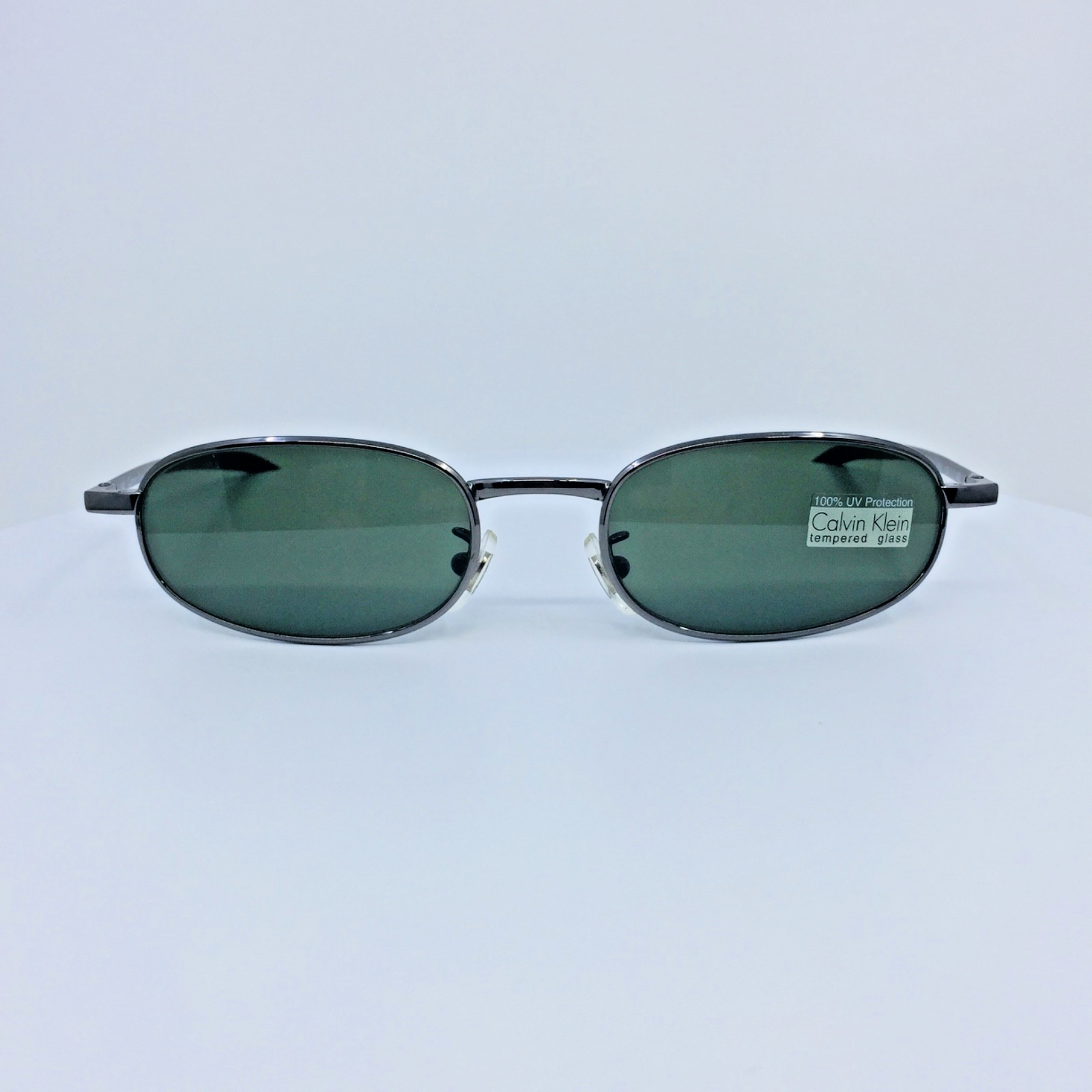 Vintage Calvin Klein CK 157-S Gunmetal Sunglasses - Super Vision Optical