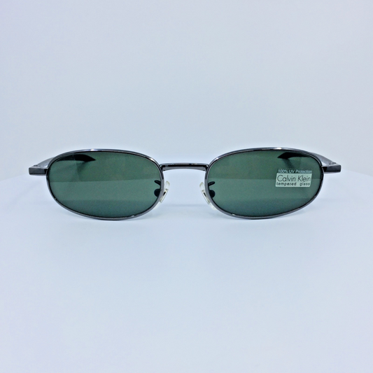 Vintage Calvin Klein CK 157-S Gunmetal Sunglasses - Super Vision Optical
