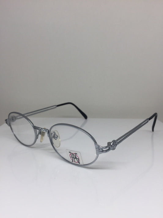 Vintage Jean Paul Gaultier JPG 57-6103 Silver Eyeglasses - Super Vision Optical