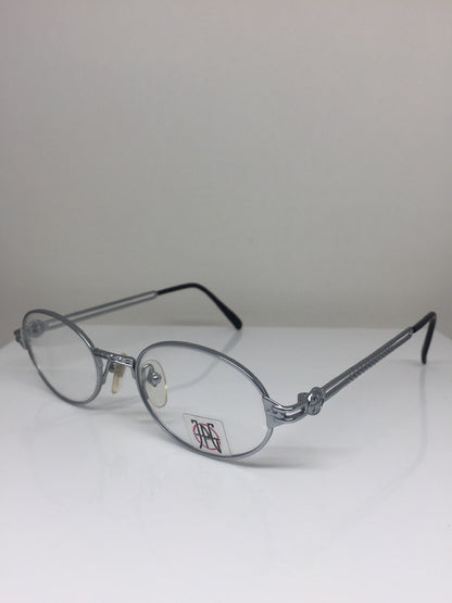 Vintage Jean Paul Gaultier JPG 57-6103 Silver Eyeglasses - Super Vision Optical