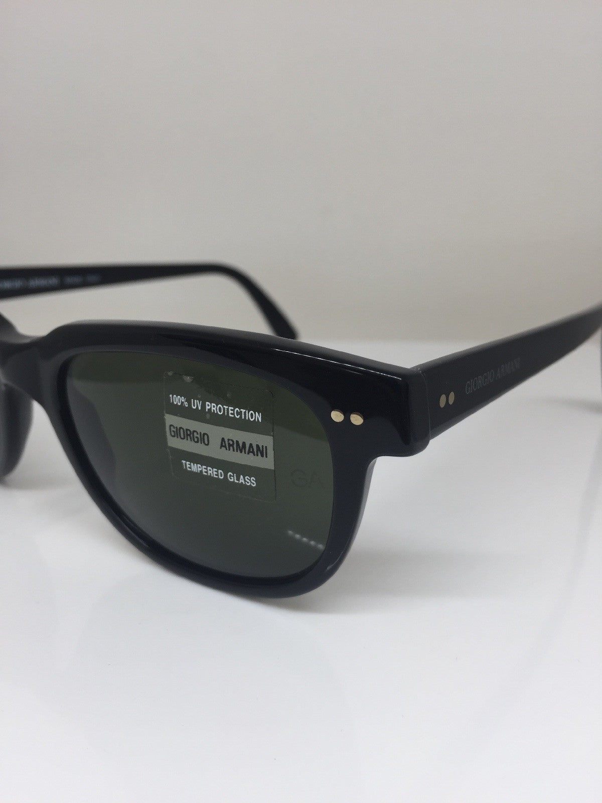 Vintage Giorgio Armani GA 376-S Black Sunglasses - Super Vision Optical